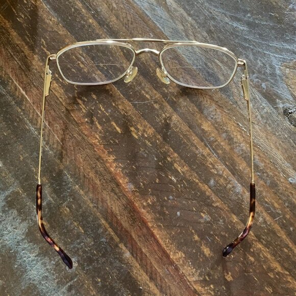 Silver Dollar TC756  Eyeglasses Frames Pure Titanium 54[]16 140mm Gold Tortoise - Picture 10 of 10